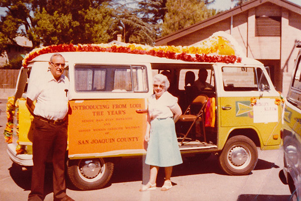 Original Meals on Wheels van from 1970s